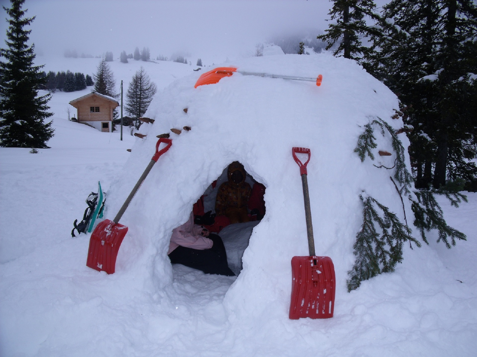Construction d’igloo